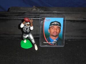 RAIDERS CHARLES WOODSON  1998 STARTING LINEUP W/ CARD LOOSE 🏈🏈🏈🏈🏈🏈