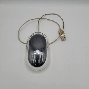 Vintage Apple Pro Mouse USB Clear Black for iMac Power Mac M5769 Tested Works - Picture 1 of 6
