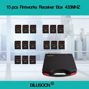 15 PCS 4 cues receiver box 433MHZ for fireworks firing system - Picture 1 of 3