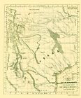 New Mexico Chihuahua Coahuila Route - Doniphan 1847 - 23.00 x 27.76