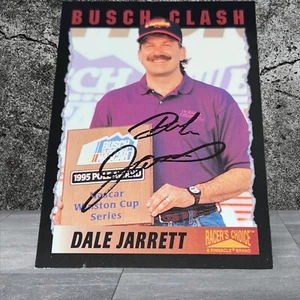 Dale jarrett 1996 PINNACLE RACERS CHOICE BUSCH NASCAR VINTAGE autographed card - Picture 1 of 1