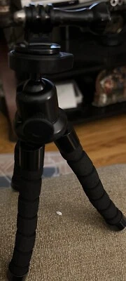 MINI-TRIPOD FOR SMARTPHONE AND GO PRO, 14 CM, BLACK - Image 1 of 2