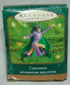 HALLMARK KEEPSAKE 1999 2000 Ornament DC COMICS CATWOMAN BATMAN NIB FREE SHIPPING - Picture 1 of 2
