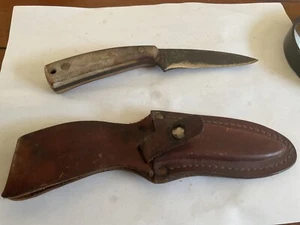 Schrade USA Old Timer 154 OT Knife Drop Point Hunter Carbon Steel USED N SHEATH - Picture 1 of 3