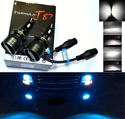 LED G 100W 9006 HB4 Blue 10000K Two Bulb Head Light Low Beam Replace Upgrade Fit - Image 1 of 4