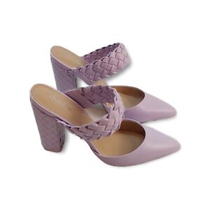Charles David Women's  Micky Purple Smooth Woven Heel Sandals. SIZE 10.5.