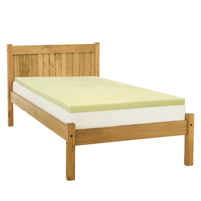 JARDINS DE LUXE Memory Foam Mattress Topper 1” & 2” inch thick . Single, Small Double, Double &