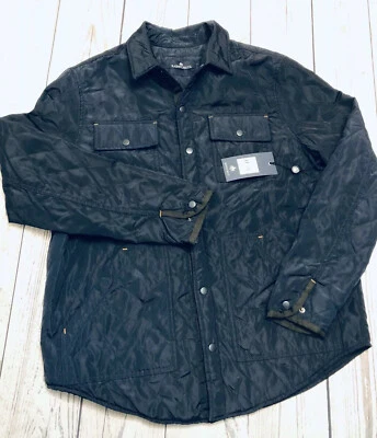 Rainforest Men's Jacket Coat Quilted TOP Navy Blue , Sz L / $195.00 NTW - Image 1 of 4