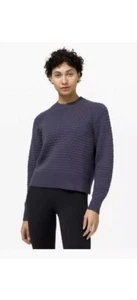 LULULEMON TEXTURE PLAY SWEATER IN CADET BLUE SIZE Xl/xxl BRAND NEW W/ TAGS CUTE! - Picture 1 of 8