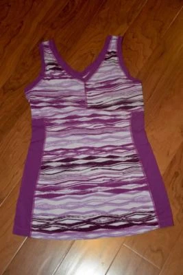 Womens LUCY POWER Yoga Top MEDIUM Purple EUC - Image 1 of 2