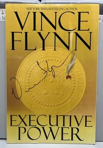 Executive Power Standup Display Signed by Vince Flynn - Picture 1 of 2
