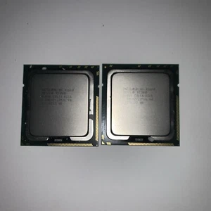 Matching Pair ～ Intel Xeon X5660 SLBV6 6 Cores 2.8Ghz Socket 1366 CPU Processor - Picture 1 of 1