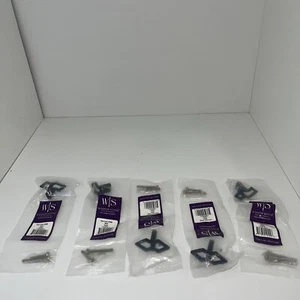 Wisdom Stone Naya Cabinet Knob  Black New Set Of 5  4236b New - Picture 1 of 6