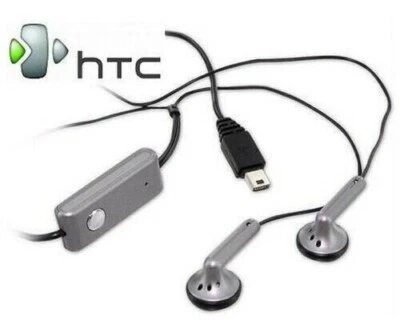 NEW Original HTC EMC220 36H00433-00M Mini USB Earphone Stereo Headset - Image 1 of 2