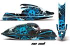 Jet Ski Graphics Kit Decal Pwc Wrap For Kawasaki Js 750 Sx 1992-1998 Socal Blue