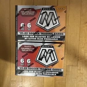 2X 2021-22 FIFA World Cup Road to Qatar Mosaic Blaster Boxes - Fanatics Exclusiv - Picture 1 of 1