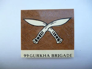 ORIGINAL DÉCADA DE 1950 SEÑAL DE DIVISIÓN Y FORMACIÓN DEL EJÉRCITO BRITÁNICO TRANSFERENCIA DE TOBOGÁN ACUÁTICO 32 - Imagen 1 de 1
