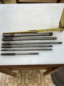Vintage Winter Bros. 7/8” Plug Tap 4 Flute 10”long + Assorted Brand & Unknowns - Picture 1 of 5