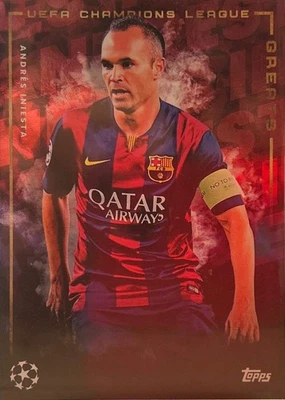 Andres Iniesta / FC Barcelona / Topps UCL / Fußball Karte - Bild 1 von 2