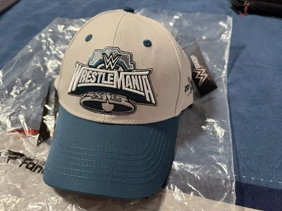 Gorra/sombrero de béisbol WWE WrestleMania 40 (XL) gris/verde - nuevo con etiquetas Foto 1 de 3
