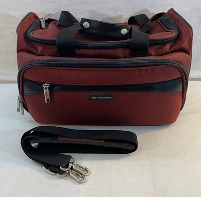 DOCKERS EQUIPAJE DE VIAJE BOLSO DE HOMBRO PARA LLEVAR DURANTE LA NOCHE LONA CUADRADA APERTURA SUPERIOR Foto 1 de 4