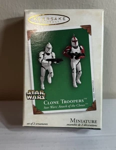 Hallmark Keepsake Ornament Star Wars Clone Troopers Miniature 2003 - Picture 1 of 6