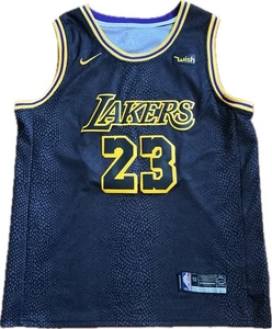 LeBron James Los Angeles Lakers Black Mamba Kobe Nike Swingman Jersey Men 52 XL - Picture 1 of 12