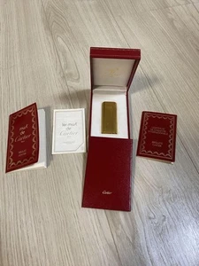 Accendino a gas Cartier Gold usato con scatola e garanzia dal Giappone - Foto 1 di 3