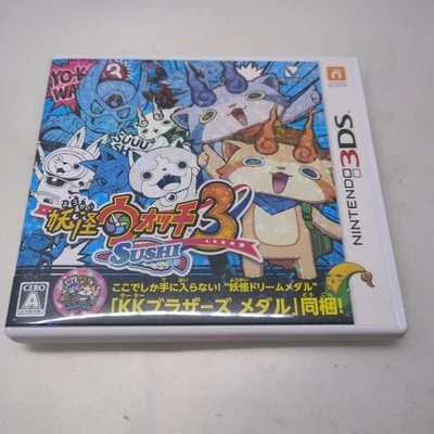 Yokai Watch 3 Sushi 3DS Nintendo Game Japan Version Region-locked - Image 1 of 3