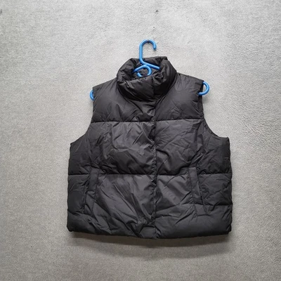 Chaleco acolchado negro Old Navy para mujer S Foto 1 de 4