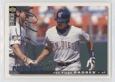 1995 Upper Deck Collector's Choice Silver Foil Signature Melvin Nieves #356 - Image 1 of 2