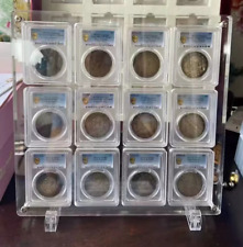 12 Slab Acrylic Display Frame Show Case Storage Box For NGC/PCGS/ICG Coin Holder