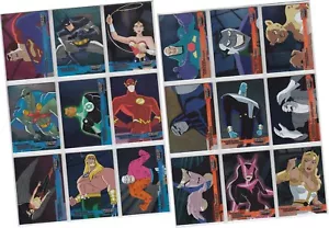 Justice League - 18 Card "Friends & Foes" Foil Chase Set FF1-FF18of18 - Inkworks - Picture 1 of 5