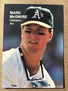 1988 Action Superstars Series II MARK MCGWIRE #24 Oakland A’s St Louis Cardinals