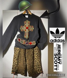 Adidas Jeremy Scott Bijou Cross M Originals Collaboration Size M Used From Japan - Picture 1 of 24