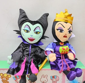 Disney Villains Collection: Evil Queen & Maleficent 33CM Collectible Plush Doll - Picture 1 of 10