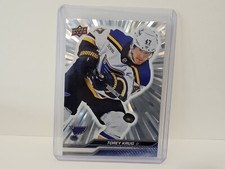 Torey Krug 2023-24 Upper Deck Outburst Silver Parallel Card #160 St. Louis Blues