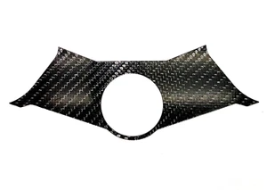 REAL Carbon Fiber 2005 R6 Yoke Center Triple Tree Cover Key Guard Plate CF - Picture 1 of 2