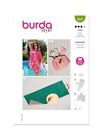 Burda Style Pattern 5807 Beach Accessories Including Hooded Poncho and Beach Bag