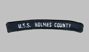 US Navy LST-836 USS Holmes County Tank Landing Ship UIM Shoulder Rocker Tab (02) - Picture 1 of 1