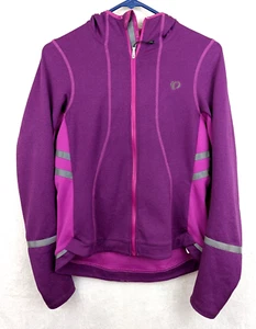 Pearl Izumi Elite sz S Hoodie Knit Jacket purples zips cycling pockets 0064 - Picture 1 of 4