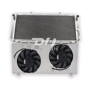 2Row Radiator+Shroud+9"FAN For 91-95 Toyota MR2 3SGTE SW20 Turbo Coupe 2.0L 2.2L - Foto 1 di 12