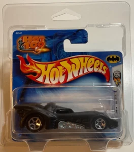 Hot Wheels Short Card 2004 First Editions 1989 Batmobile Black #31 Protector - Picture 1 of 4