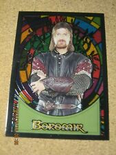 Lord of the Rings Evolution Stained Glass #S 3 Boromir - LOTR 2006 - Topps   ZN2