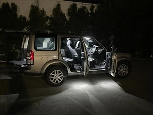 White LED Interior Light Upgrade Package for Land Rover Discovery 3  Discovery 4 - Picture 1 of 14