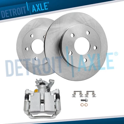 Rotores de disco traseiros 270mm + pinça de freio direita para Chevy Cobalt Malibu HHR G6 Aura - Imagem 1 de 4