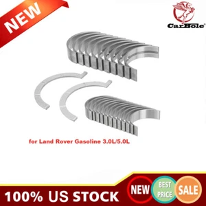 Crankshaft Main Rod Bearing Set w/Thrust Washer for Jaguar Land Rover 3.0L/5.0L - Picture 1 of 17