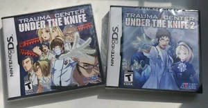 Trauma Center Under the Knife 1 and 2 Nintendo DS BRAND NEW SEALED - Picture 1 of 1
