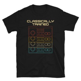 Classically Trained NES Controller Funny T-Shirt Nintendo Retro Video Game 8 Bit
