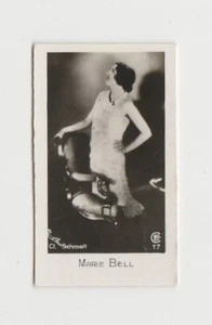 Marie Bell 1932 Bridgewater Film Stars Small Trading Card - Series 1 #17 - Picture 1 of 2